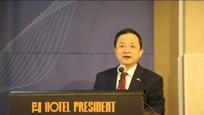 다이빙 대사, 중한 수교 33주년 만찬 참석…'이것' 강조됐다