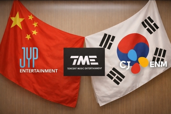 한한령 우회로 연 JYP·텐센트 합자, 중국 아이돌 시장 재진입
