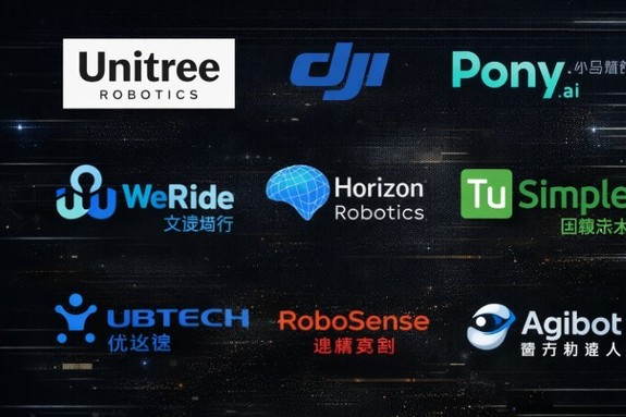 [기획]중국 AI 기업 TOP30 - 3편, 로봇·자율주행·드론 기업 전면 해부