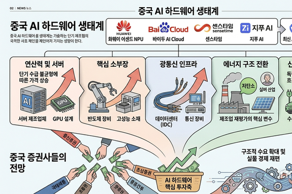 AI하드웨어로 쏠린다…중국 증권사 “조정 때마다 매수”