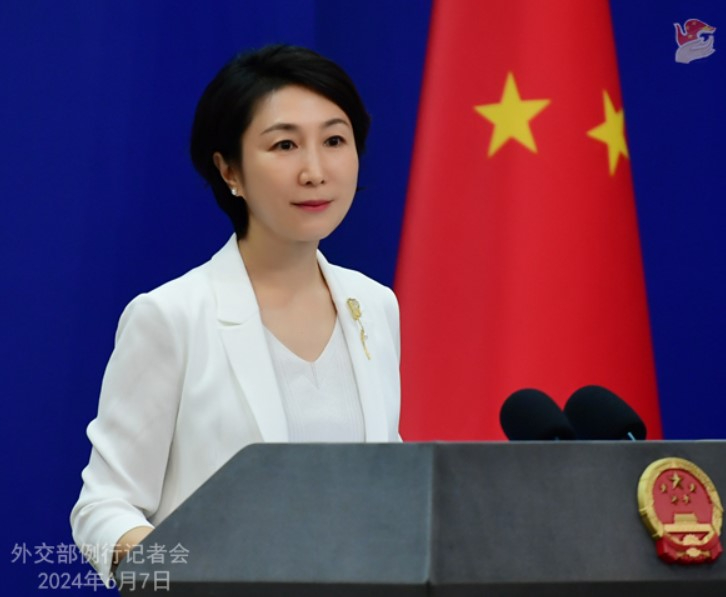 마오닝 중국 외교부 대변인. 중국 외교부 화면 캡처 2024-06-24 184654.jpg
