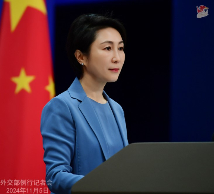마오닝 중국 외교부 대변인 화면 캡처 2024-11-06 183220.jpg